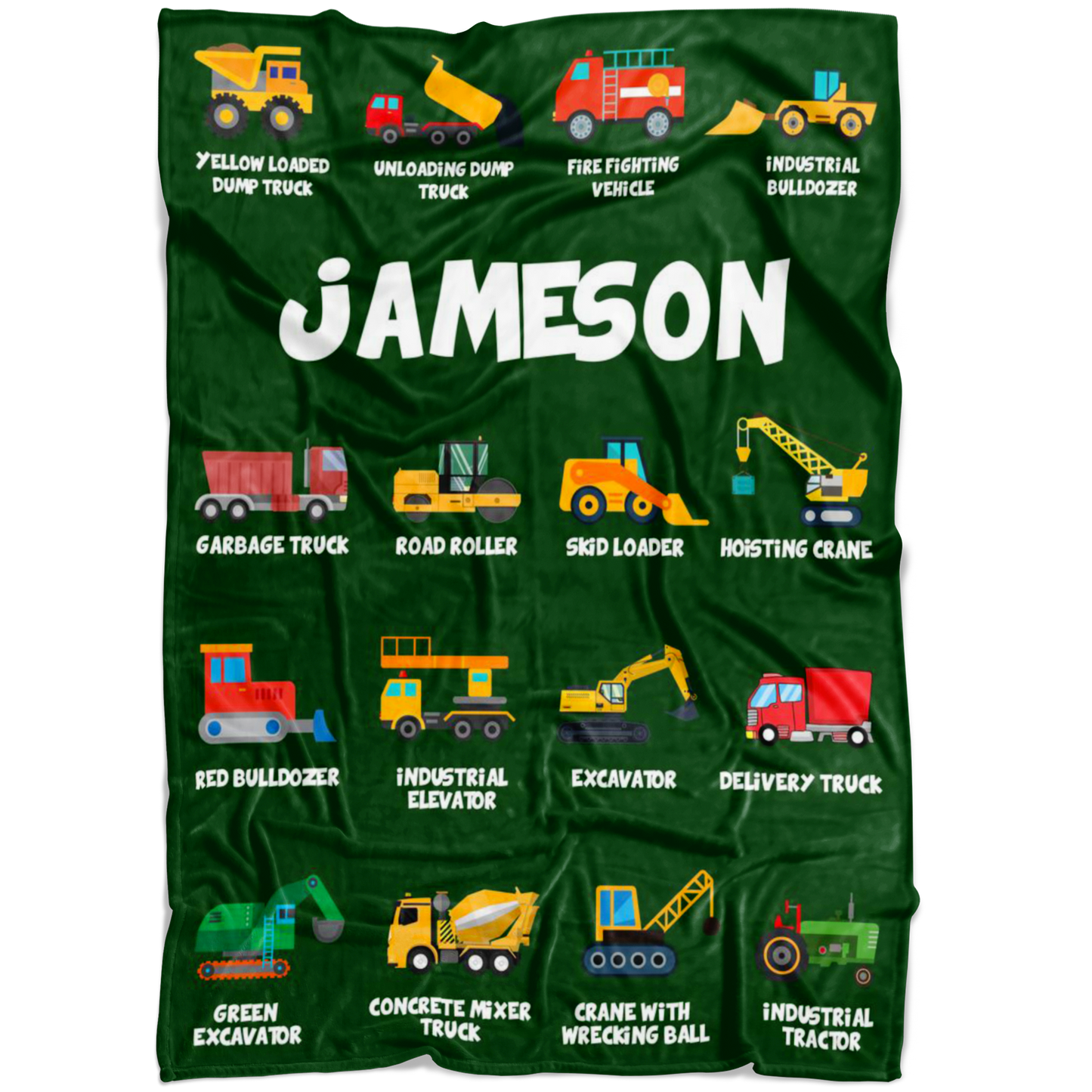 Jameson Construction Blanket Green