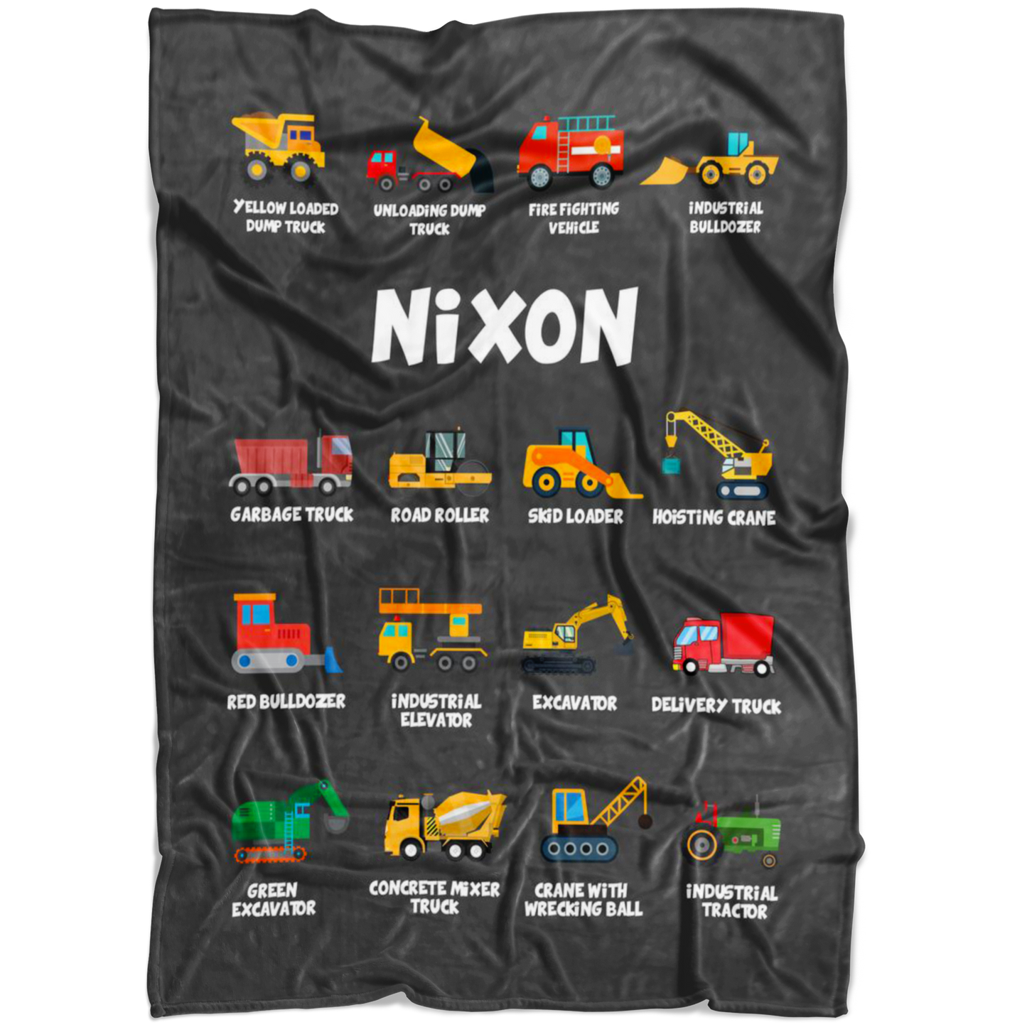 Nixon Construction Blanket Grey