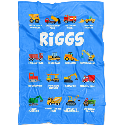 Riggs Construction Blanket Blue