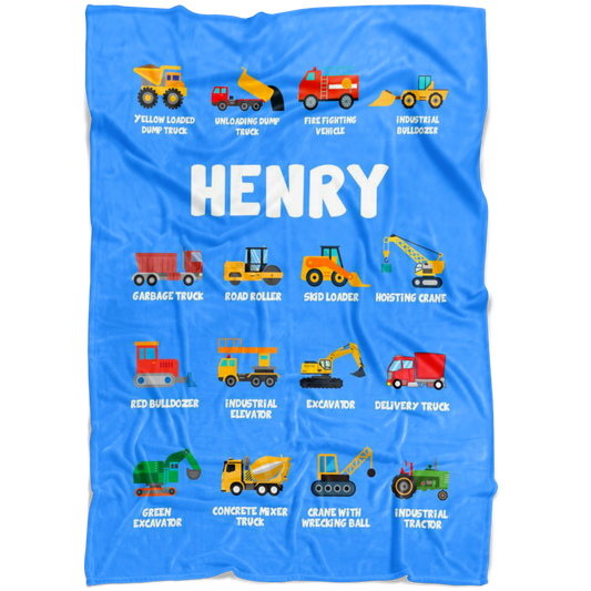 HENRY Construction Blanket Blue