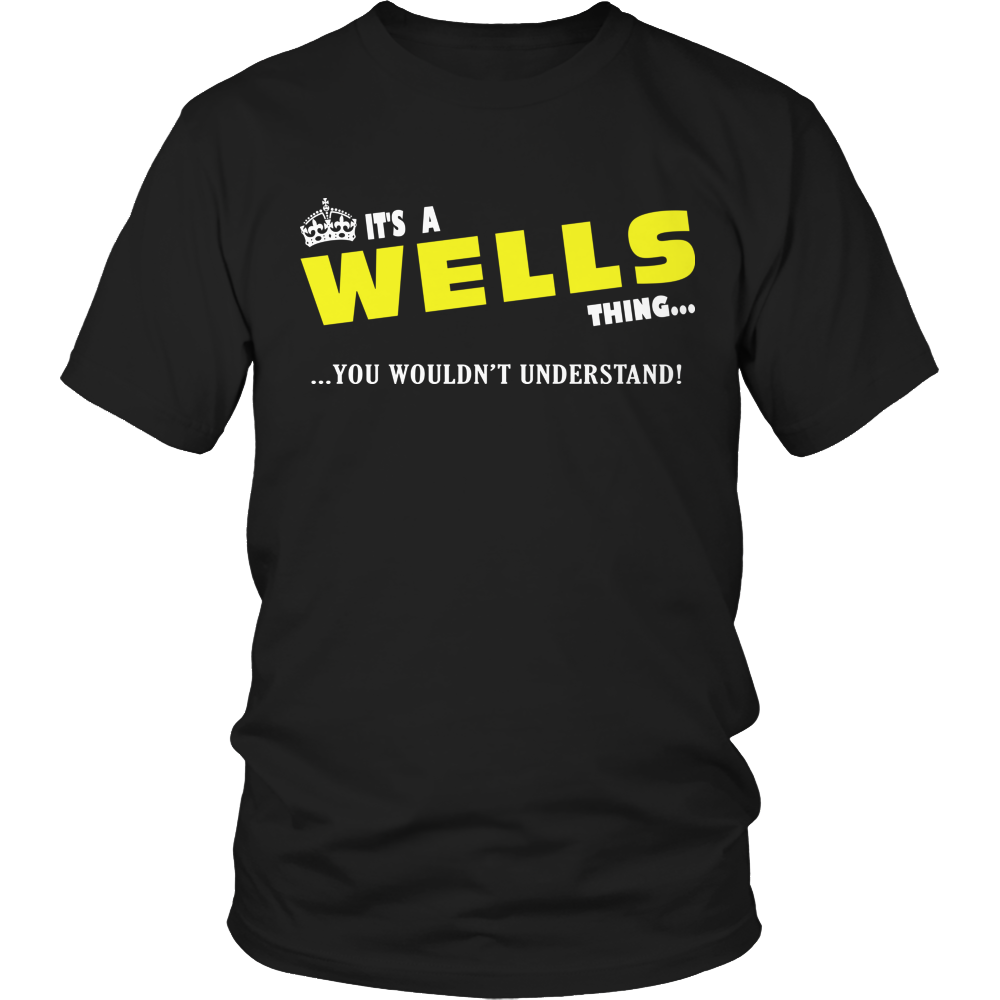 It's A Wells Thing, You Wouldn't Understand
