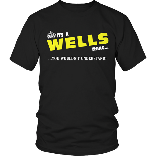 It's A Wells Thing, You Wouldn't Understand