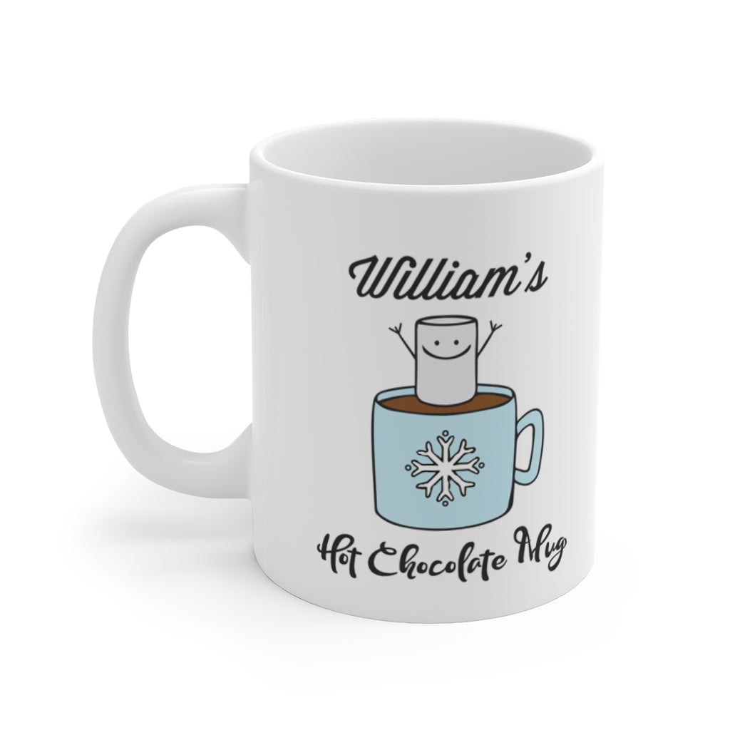 Personalized Name Hot Chocolate Mug for Kids - 11oz