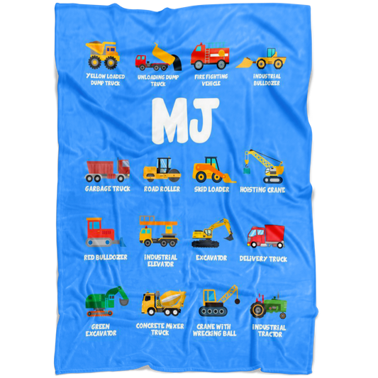 MJ Construction Blanket Blue