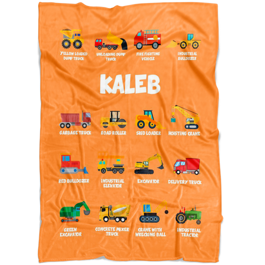 Kaleb Construction Blanket Orange