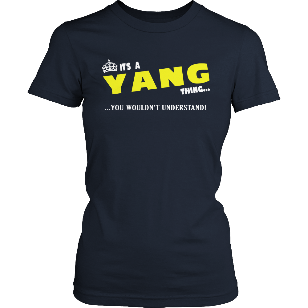 It's A Yang Thing, You Wouldn't Understand