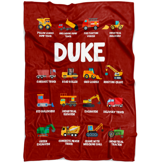 DUKE Construction Blanket Red