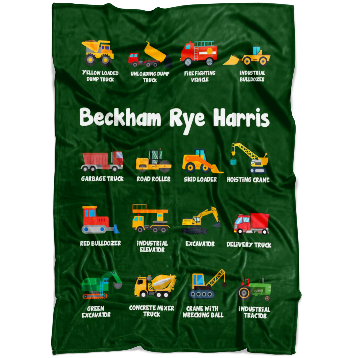 Beckham Rye Harris Construction Blanket Green