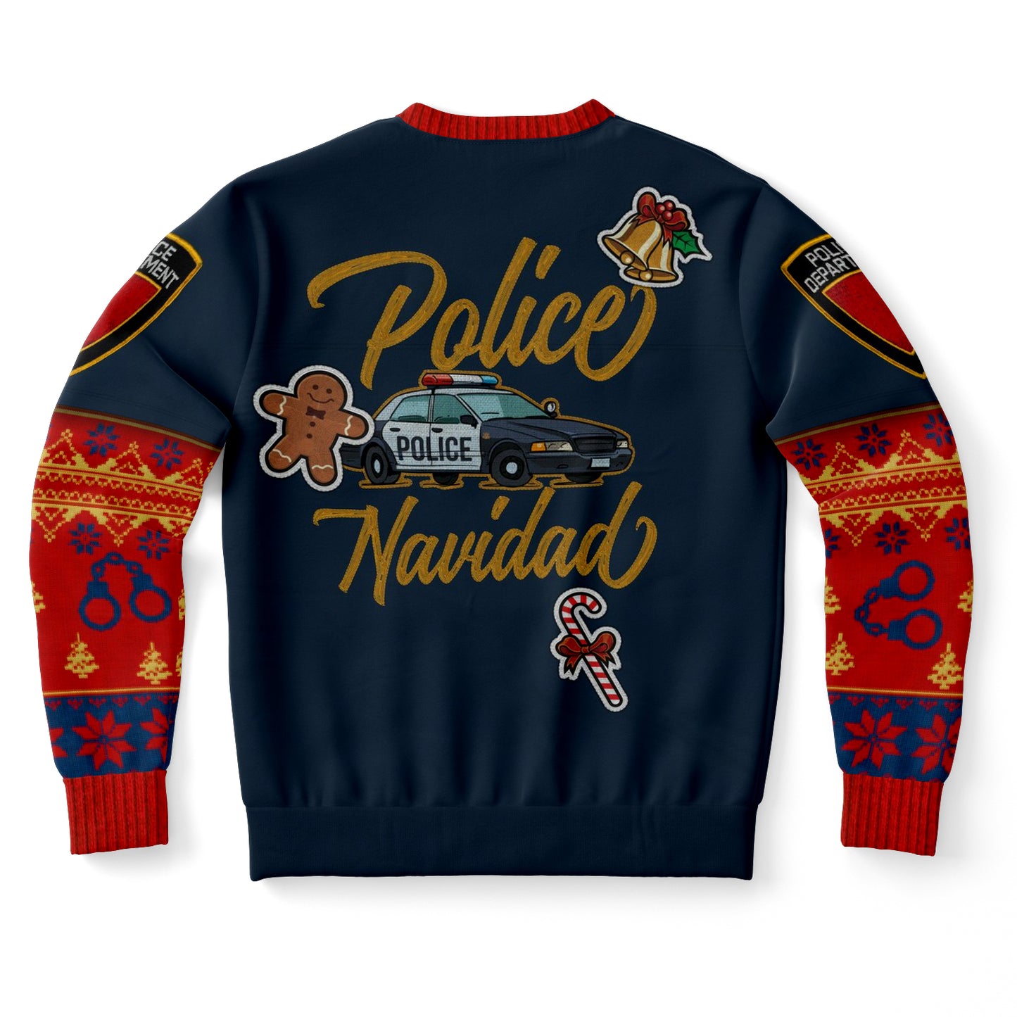 Police Navidad Ugly Christmas Sweater