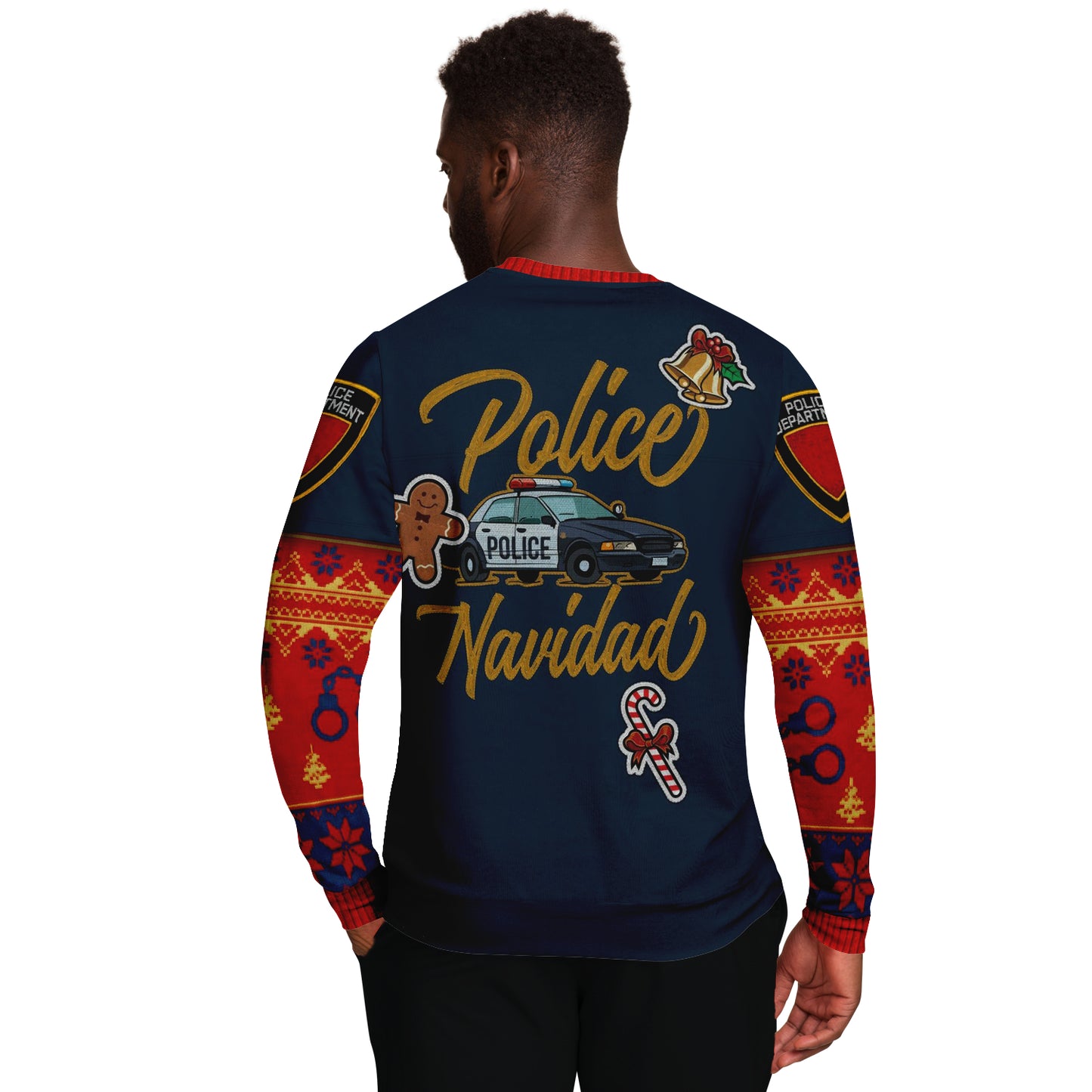 Police Navidad Ugly Christmas Sweater