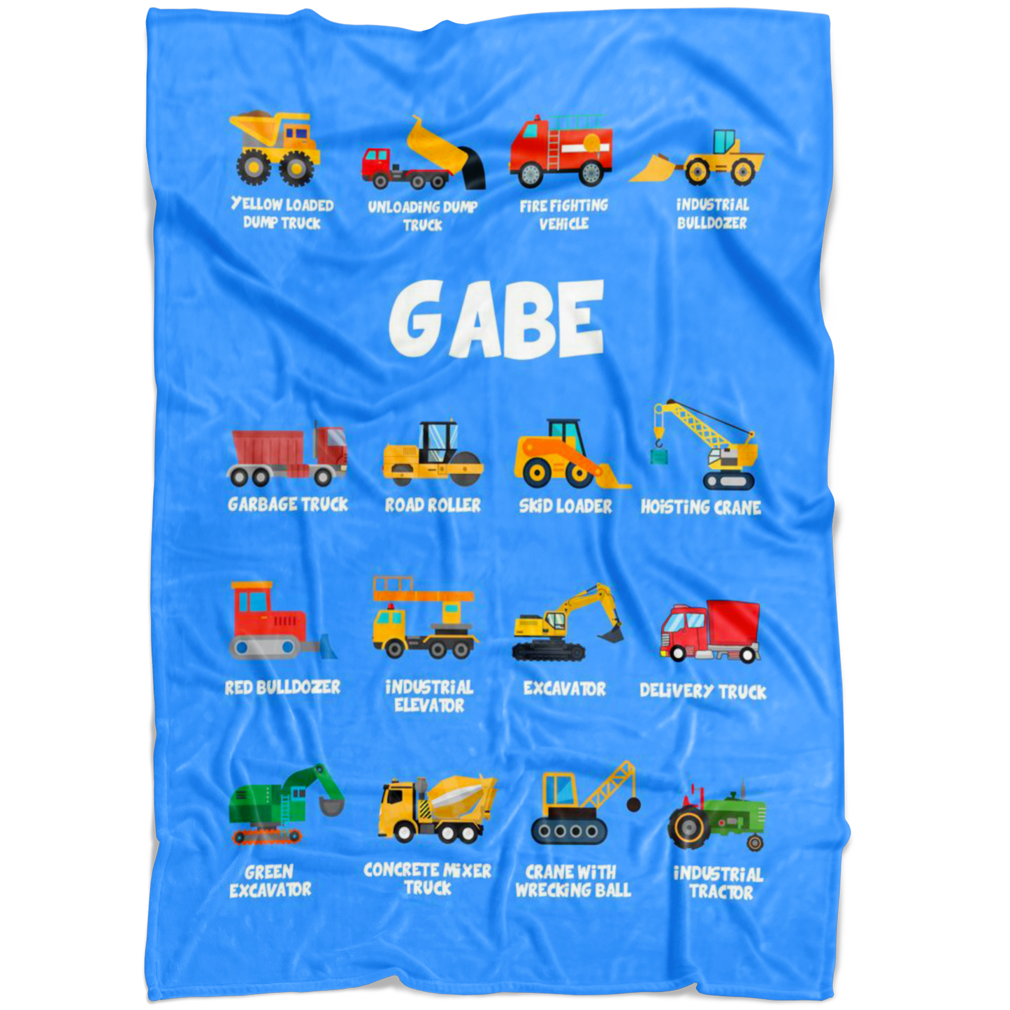 Gabe Construction Blanket Blue