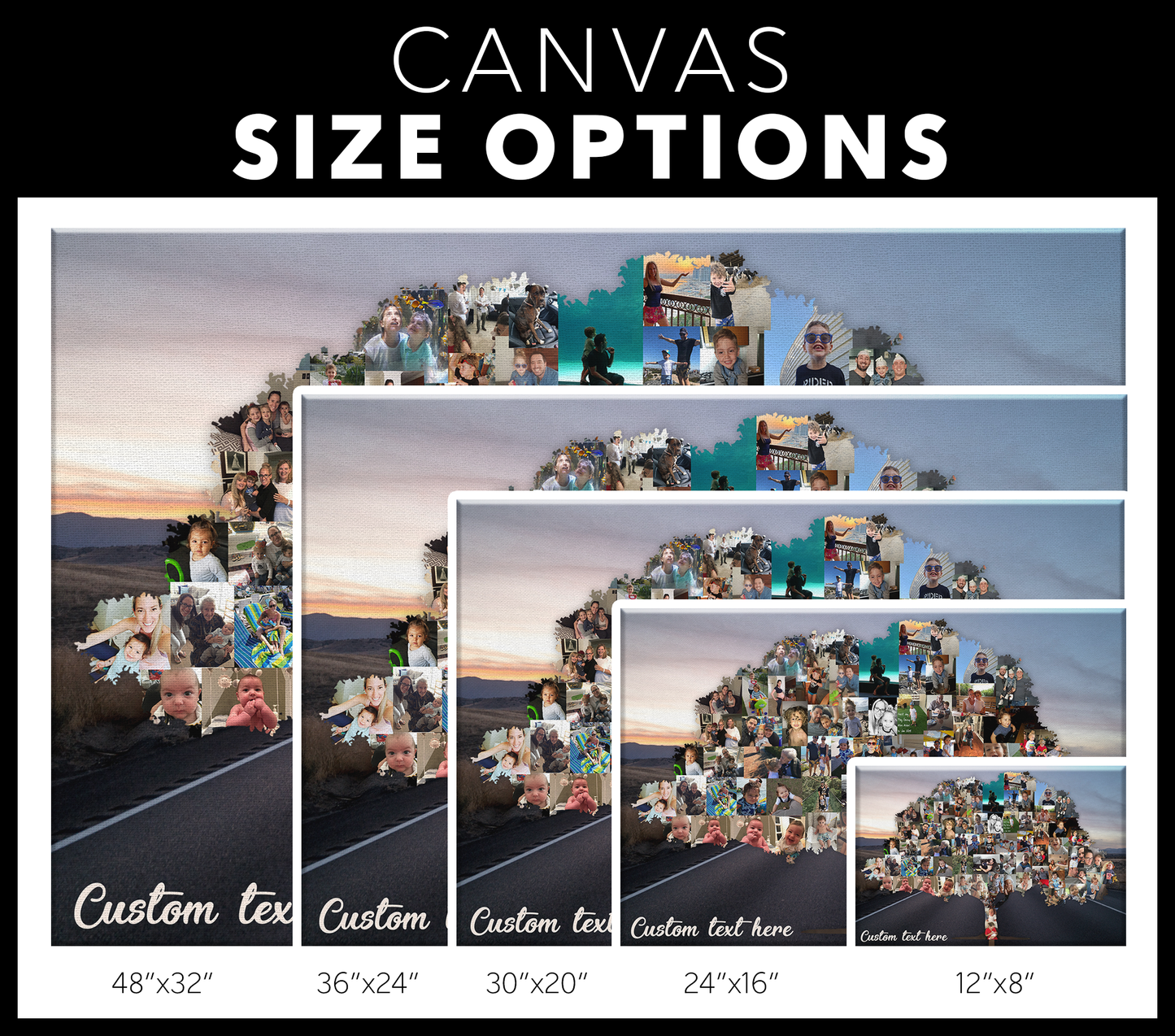 Family Tree Photo Collage - Road