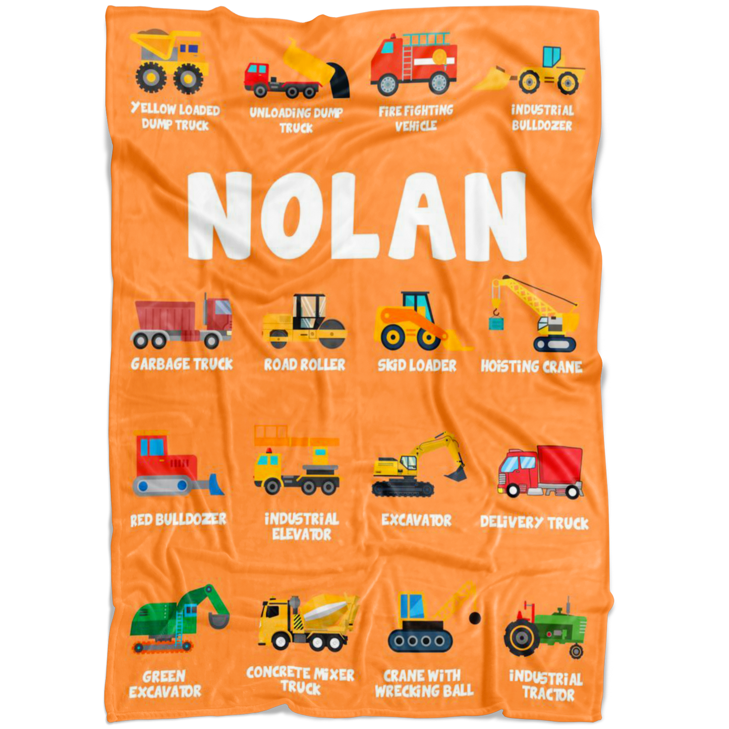 Nolan Construction Blanket Orange