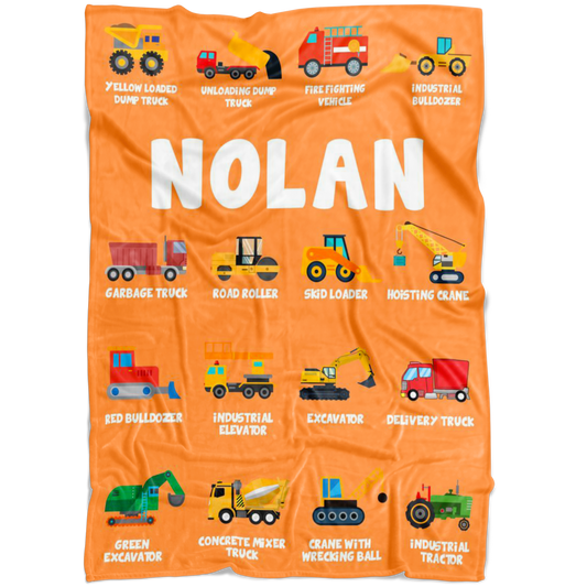 Nolan Construction Blanket Orange