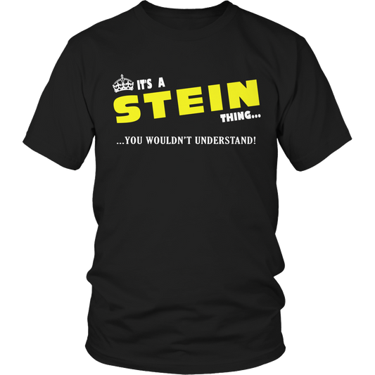 It's A Stein Thing, You Wouldn't Understand
