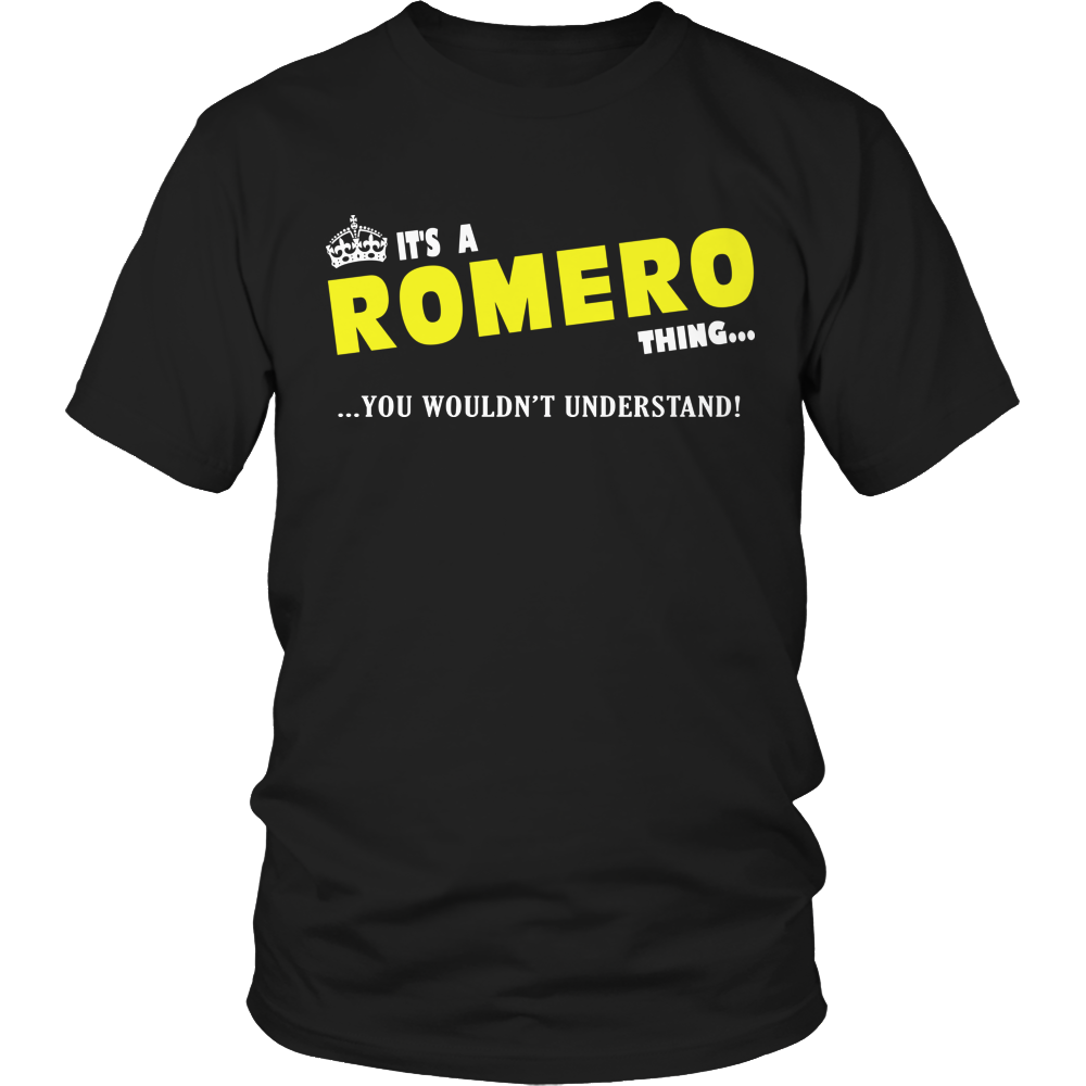 It's A Romero Thing, You Wouldn't Understand