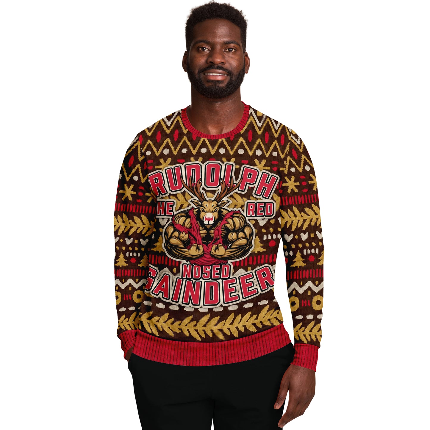 Rudolph the Red Nosed Gaindeer - Ugly Christmas Sweater