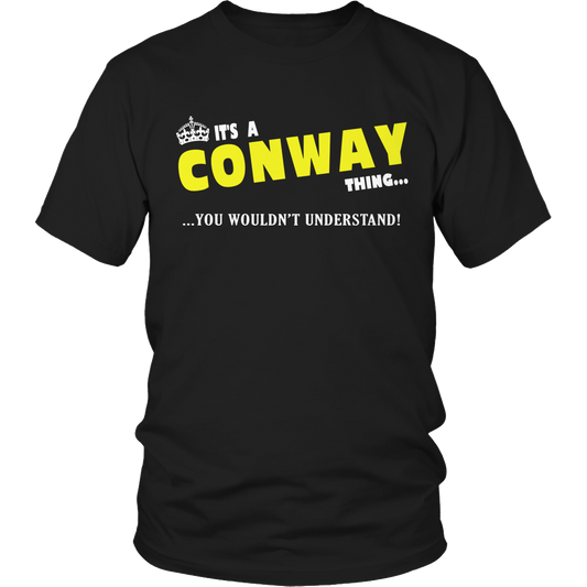 It's A Conway Thing, You Wouldn't Understand