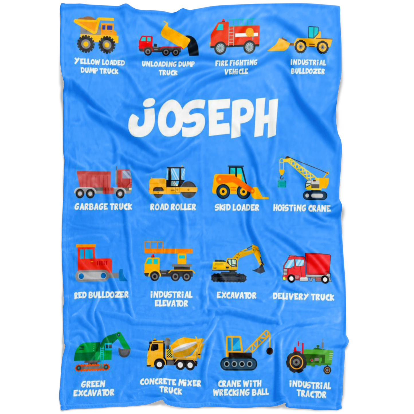 Joseph Construction Blanket Blue