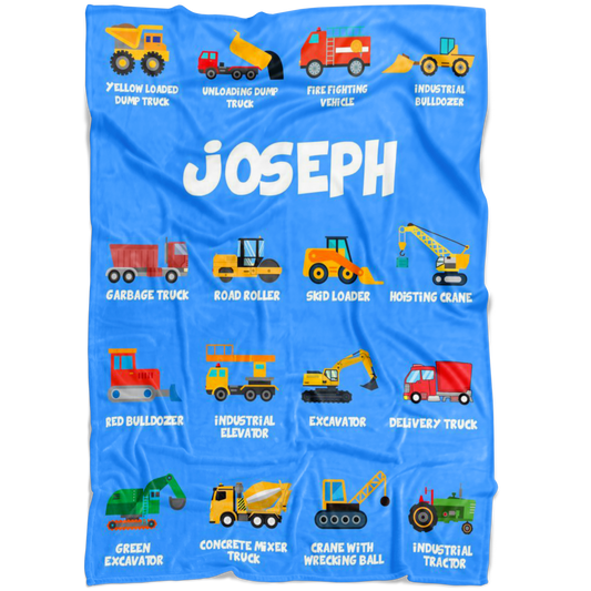 Joseph Construction Blanket Blue