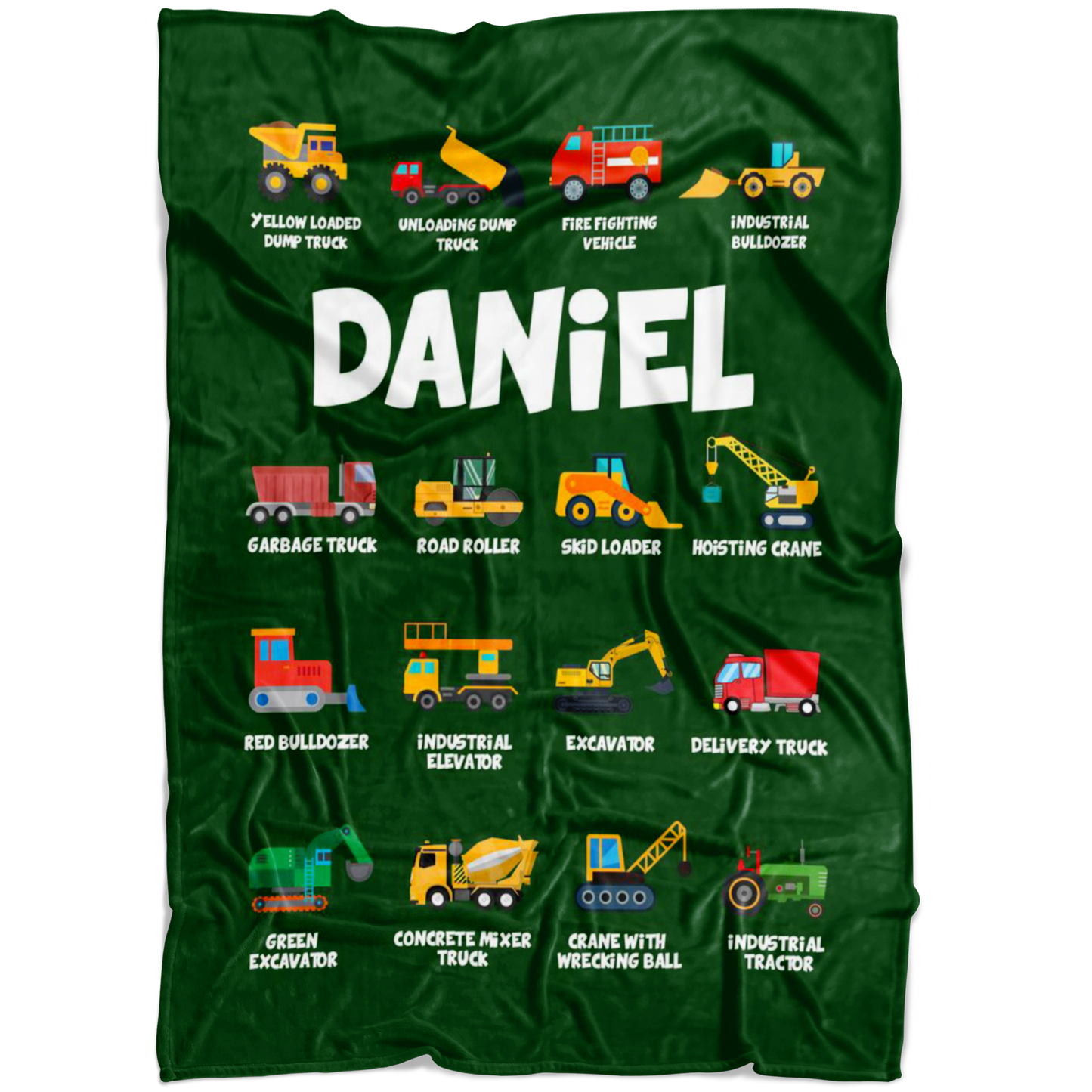 Daniel Construction Blanket Green