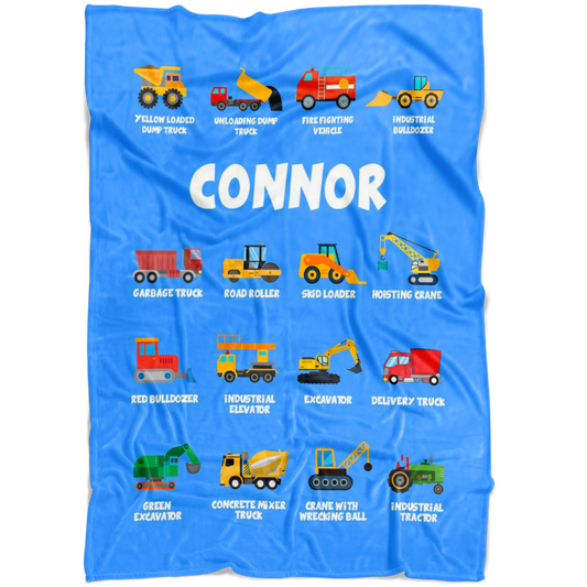 Connor Construction Blanket Blue