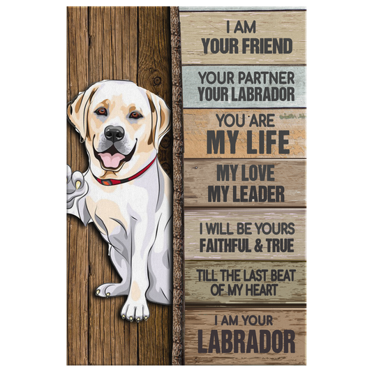 I Am Your Friend, Your Partner, Your Dog - Custom Wall Art