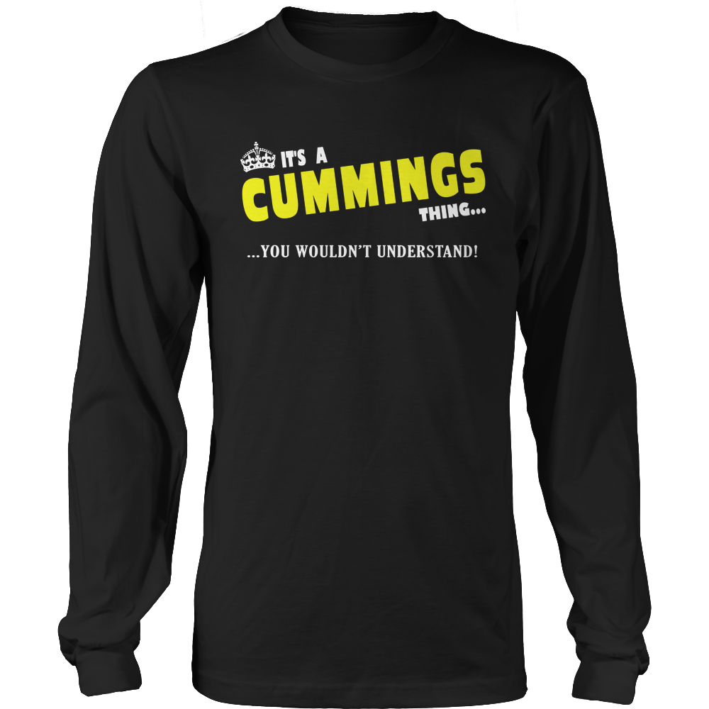 It's A Cummings Thing, You Wouldn't Understand