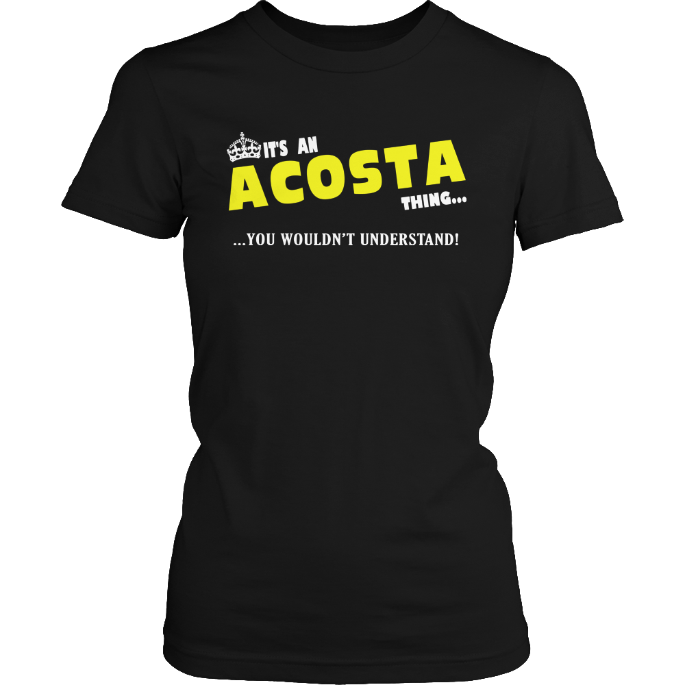 It's An Acosta Thing, You Wouldn't Understand