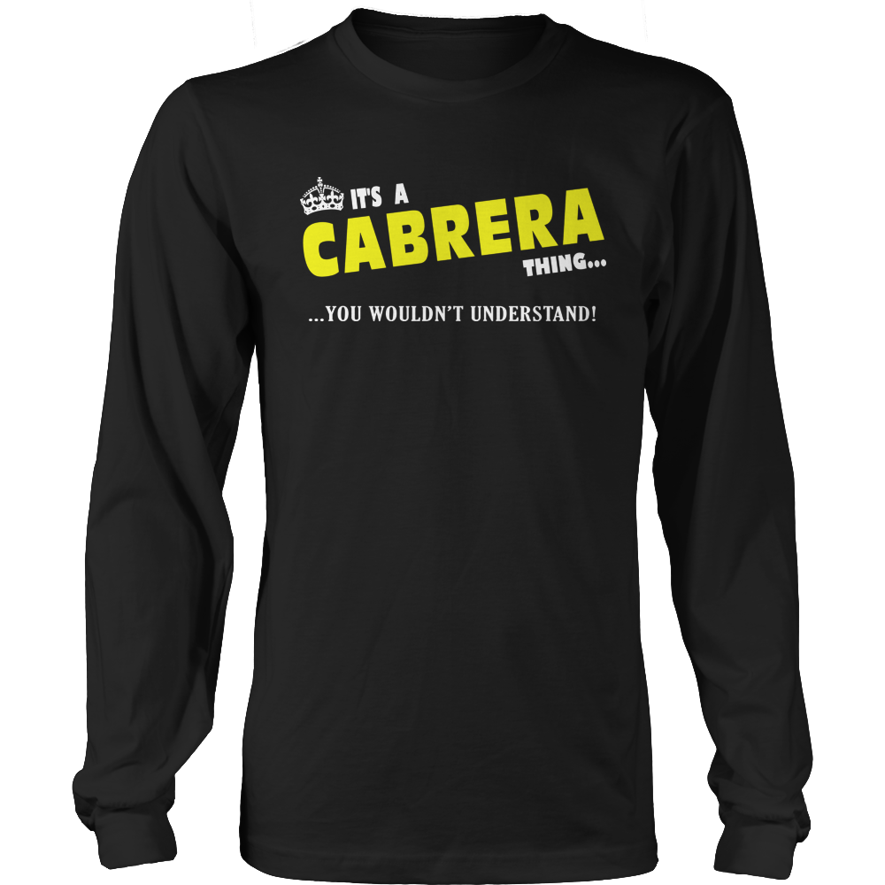 It's A Cabrera Thing, You Wouldn't Understand