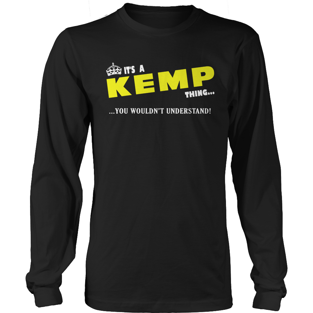 It's A Kemp Thing, You Wouldn't Understand