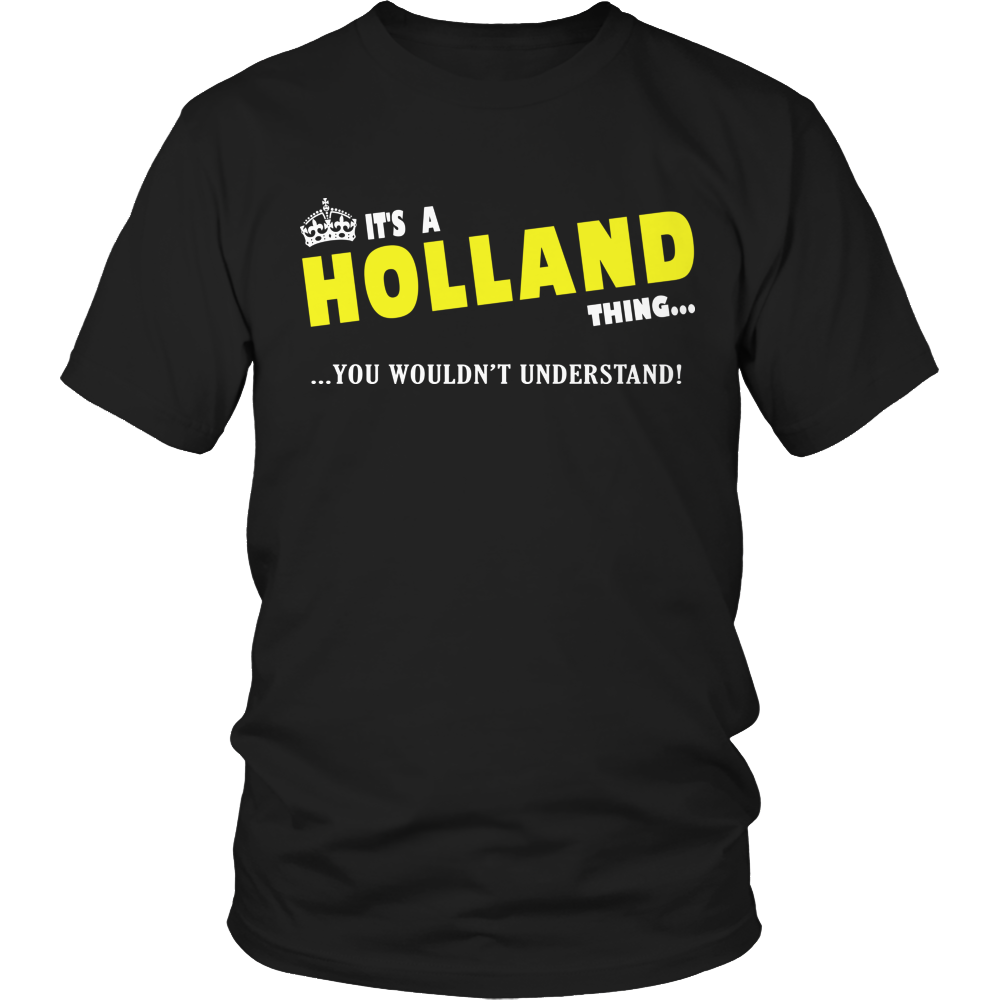 It's An Holland Thing, You Wouldn't Understand