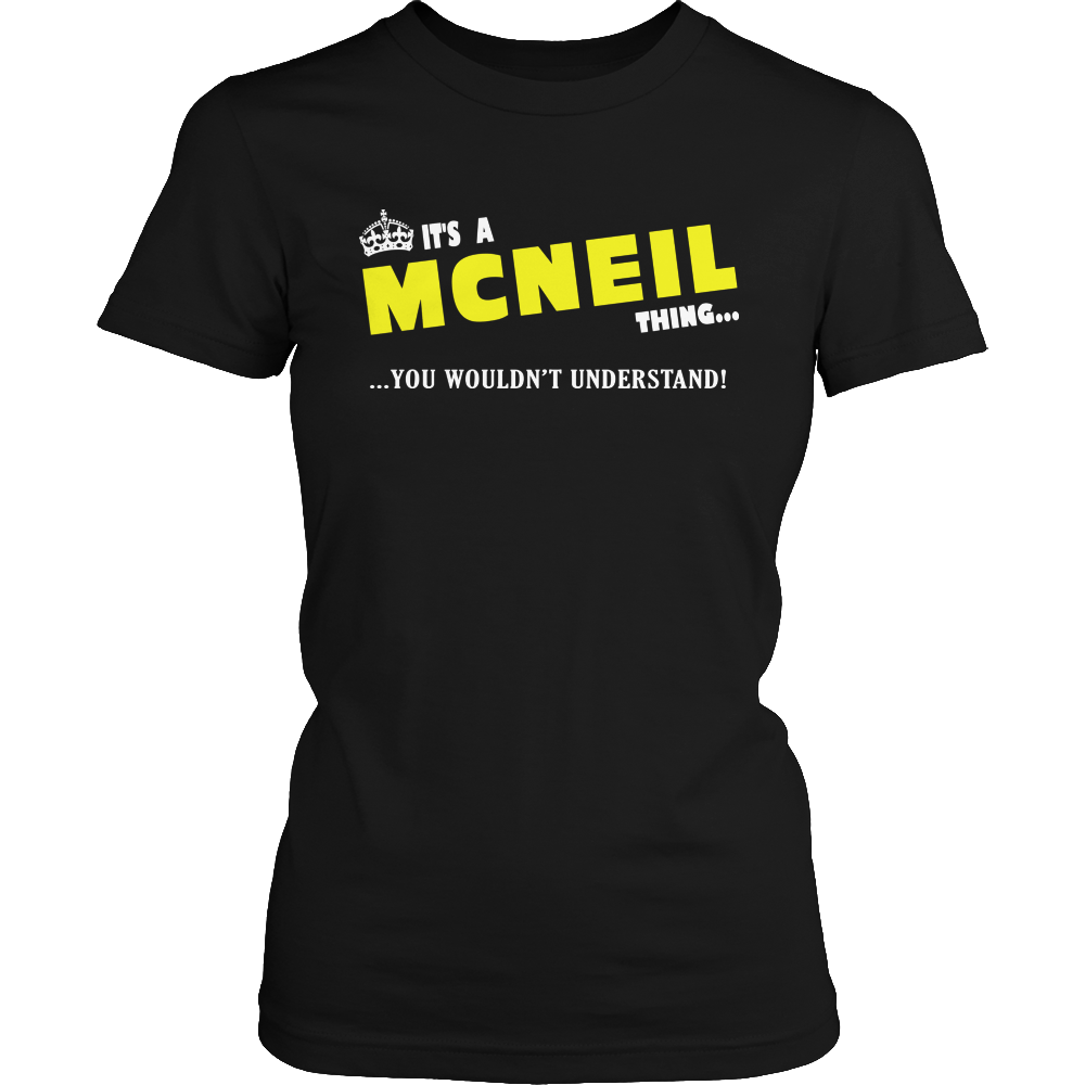 It's A McNeil Thing, You Wouldn't Understand