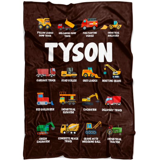 Tyson Construction Blanket Brown