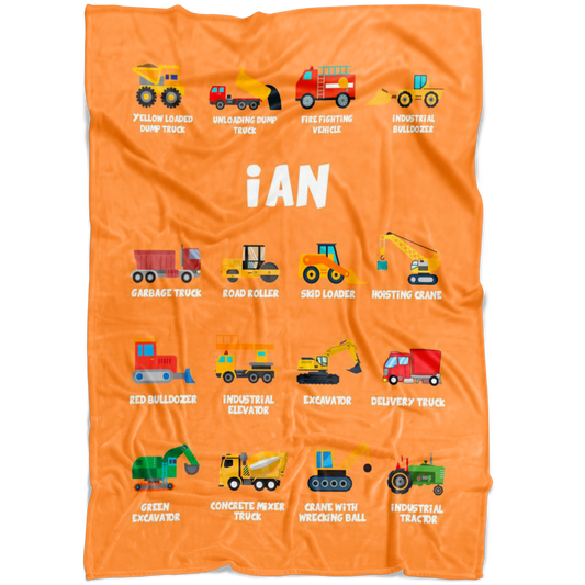 Ian Construction Blanket Orange