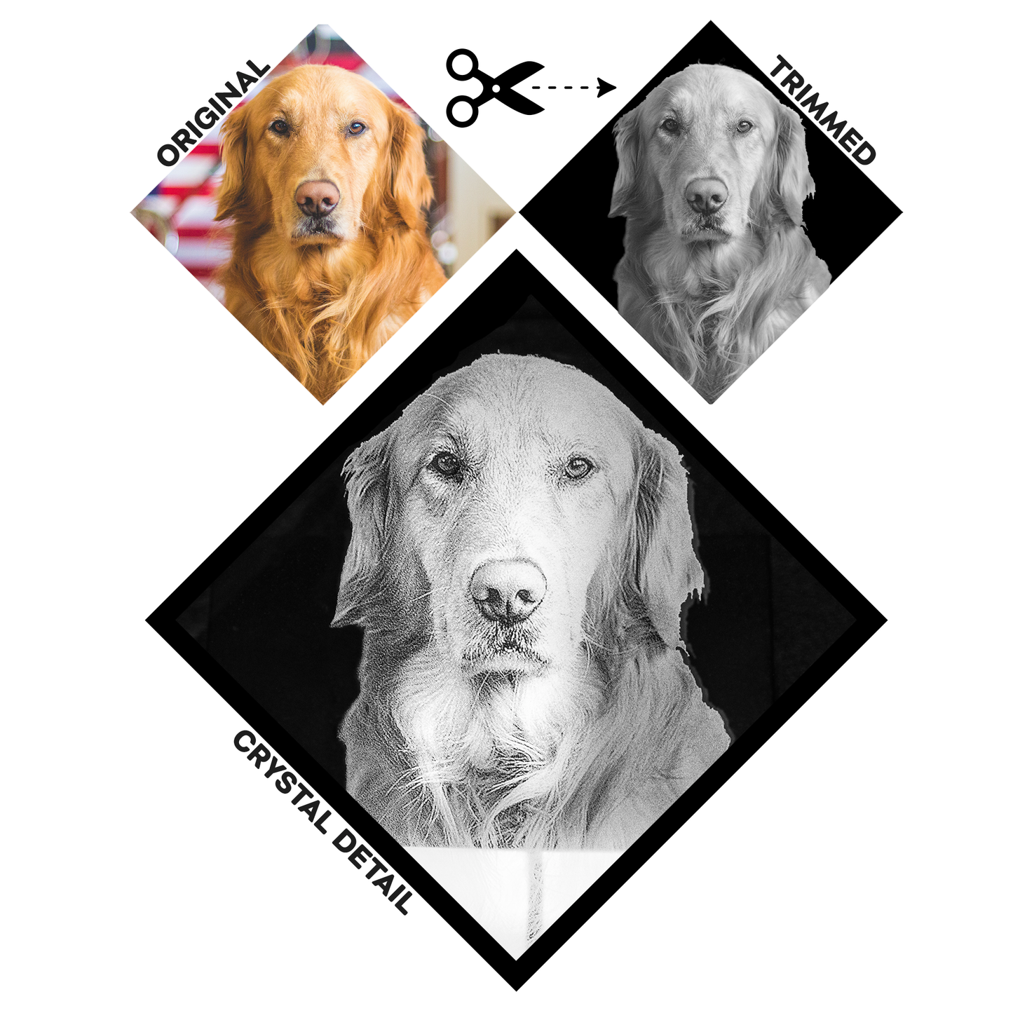 Personalized Crystal - Cut-Corner Cube