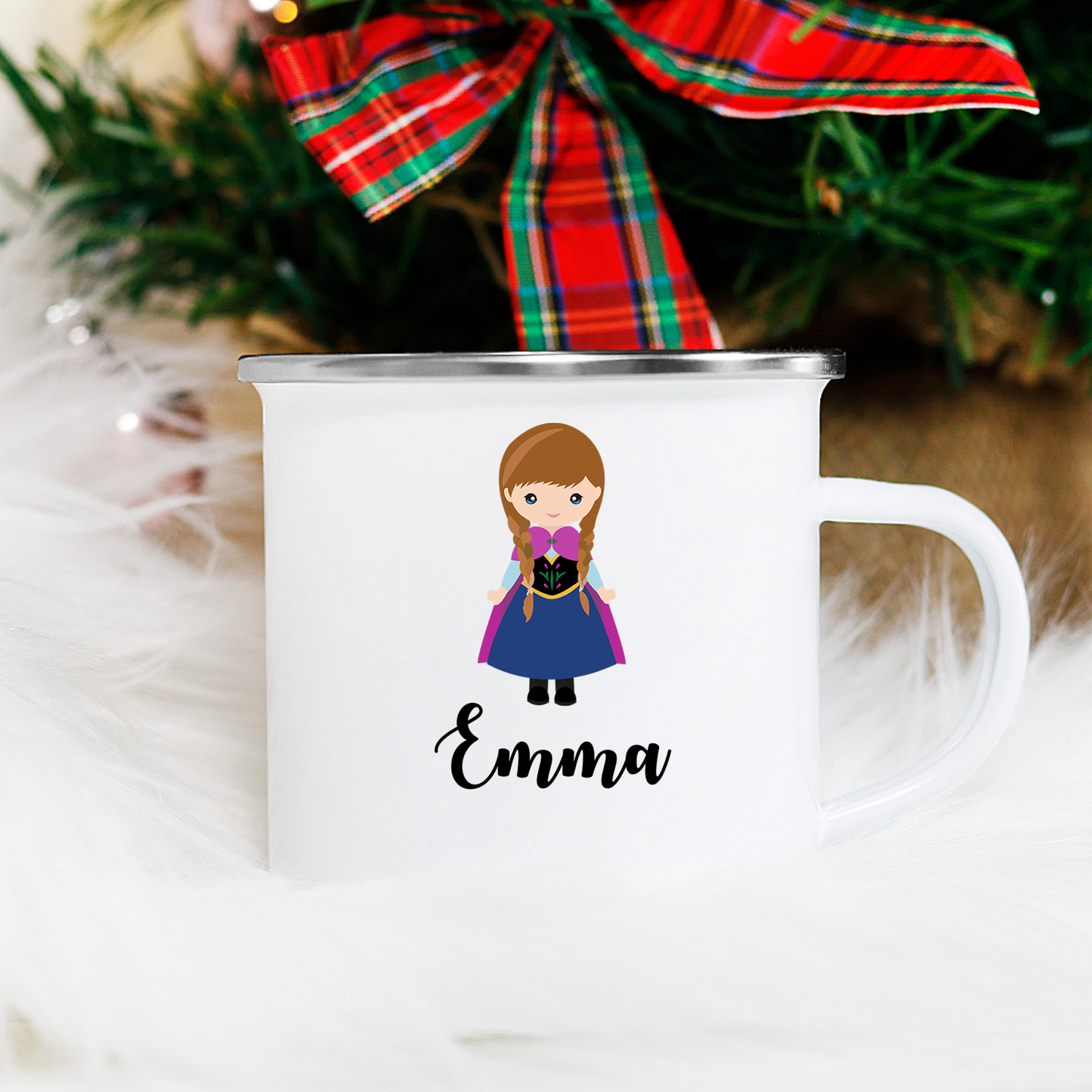 Personalized Kids Cup, Princess Campfire Mug 10oz