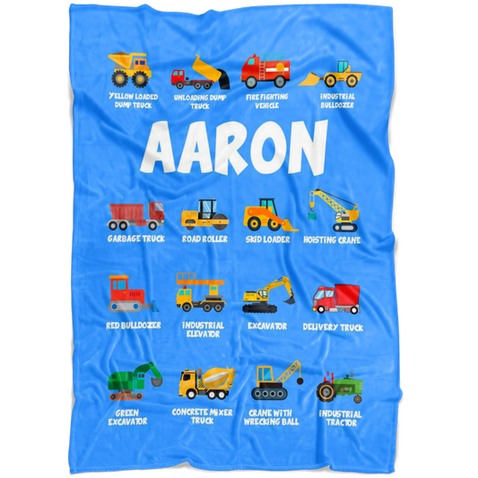 Aaron Construction Blanket Blue
