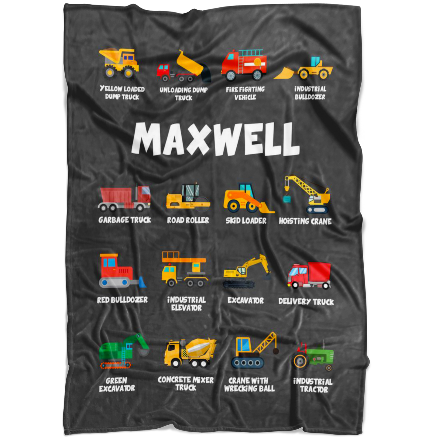 Maxwell Grey Blanket