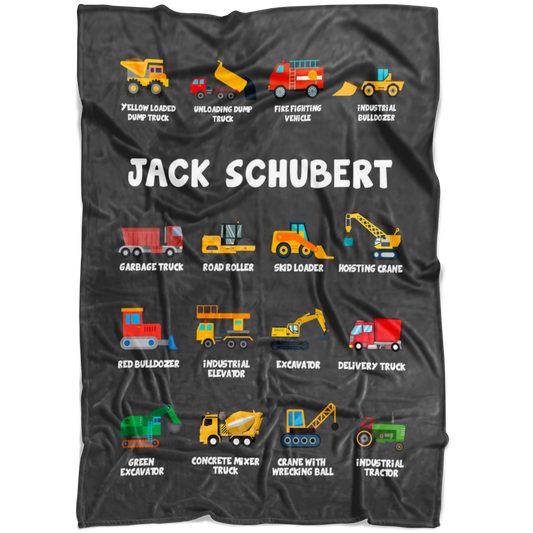 Jack Schubert Construction Blanket Grey