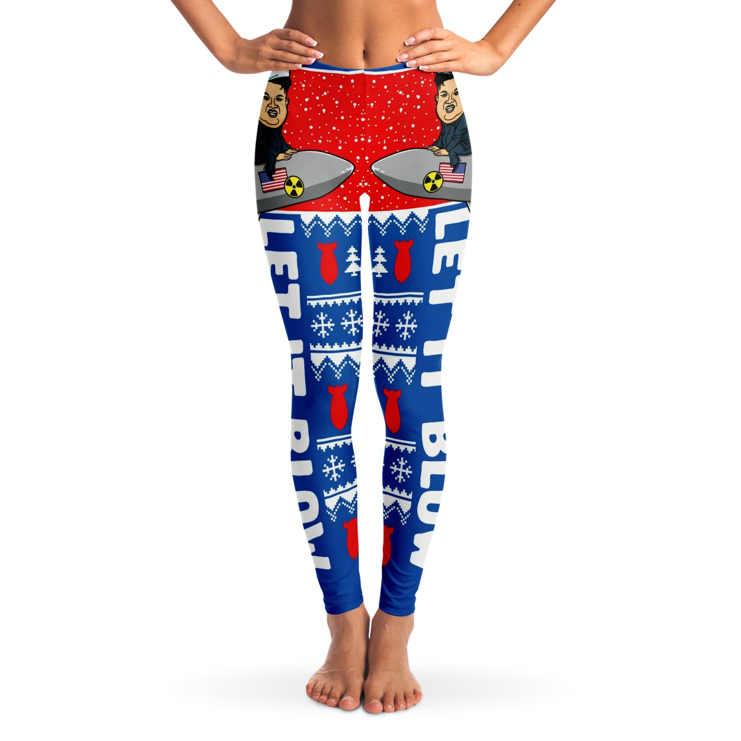 Let It Blow Christmas Leggings