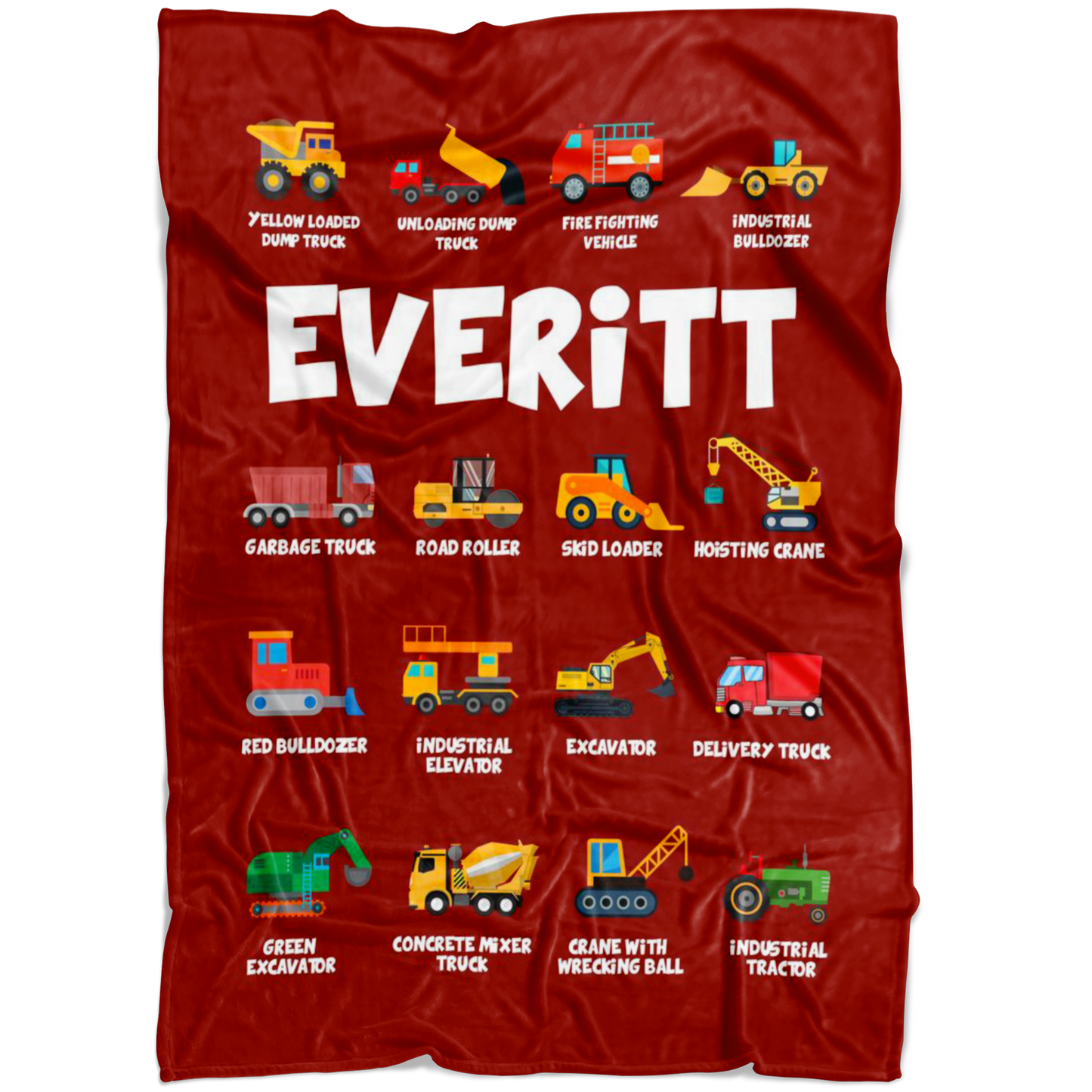 EVERITT Construction Blanket Red