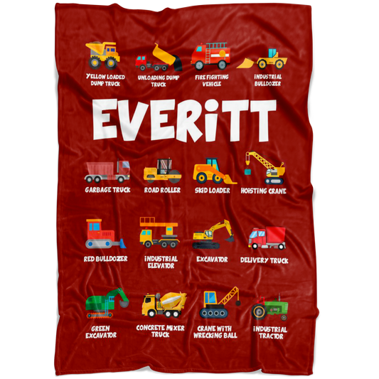 EVERITT Construction Blanket Red