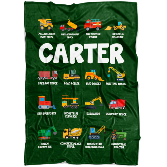 CARTER Construction Blanket Green