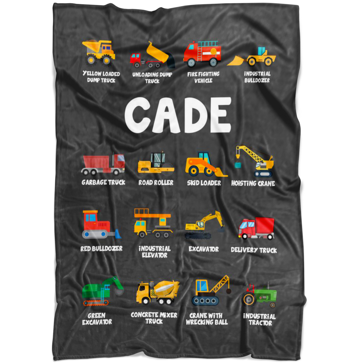 Cade Construction Blanket Grey