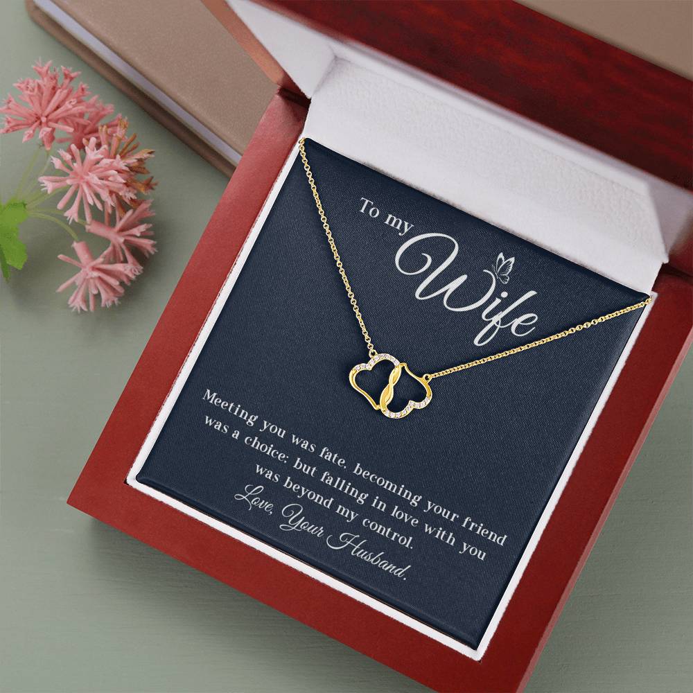 Gift for Wife From Husband, 10k Solid Gold Necklace, Gift for Wife