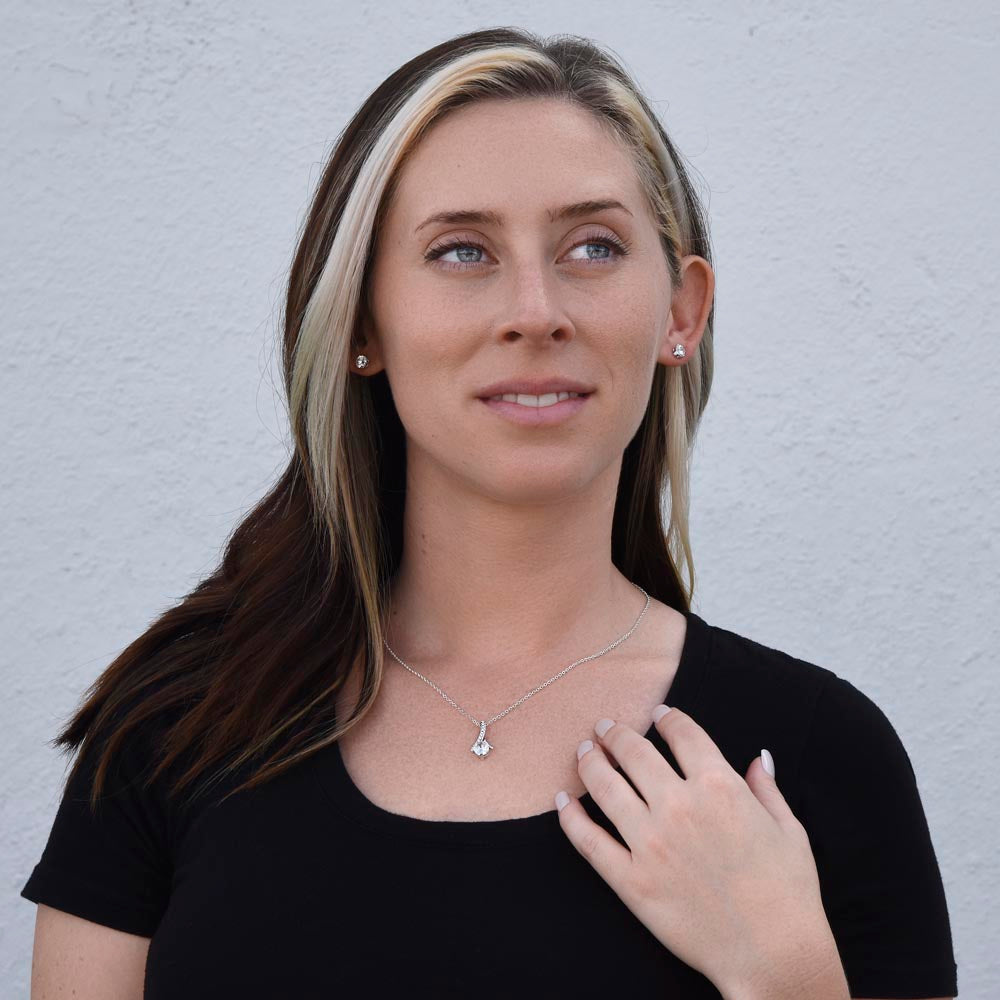 Granddaughter Gifts from Grandma - Alluring Beauty Necklace & Earrings Set