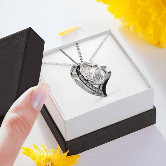 Forever Love Necklace with A Message Card