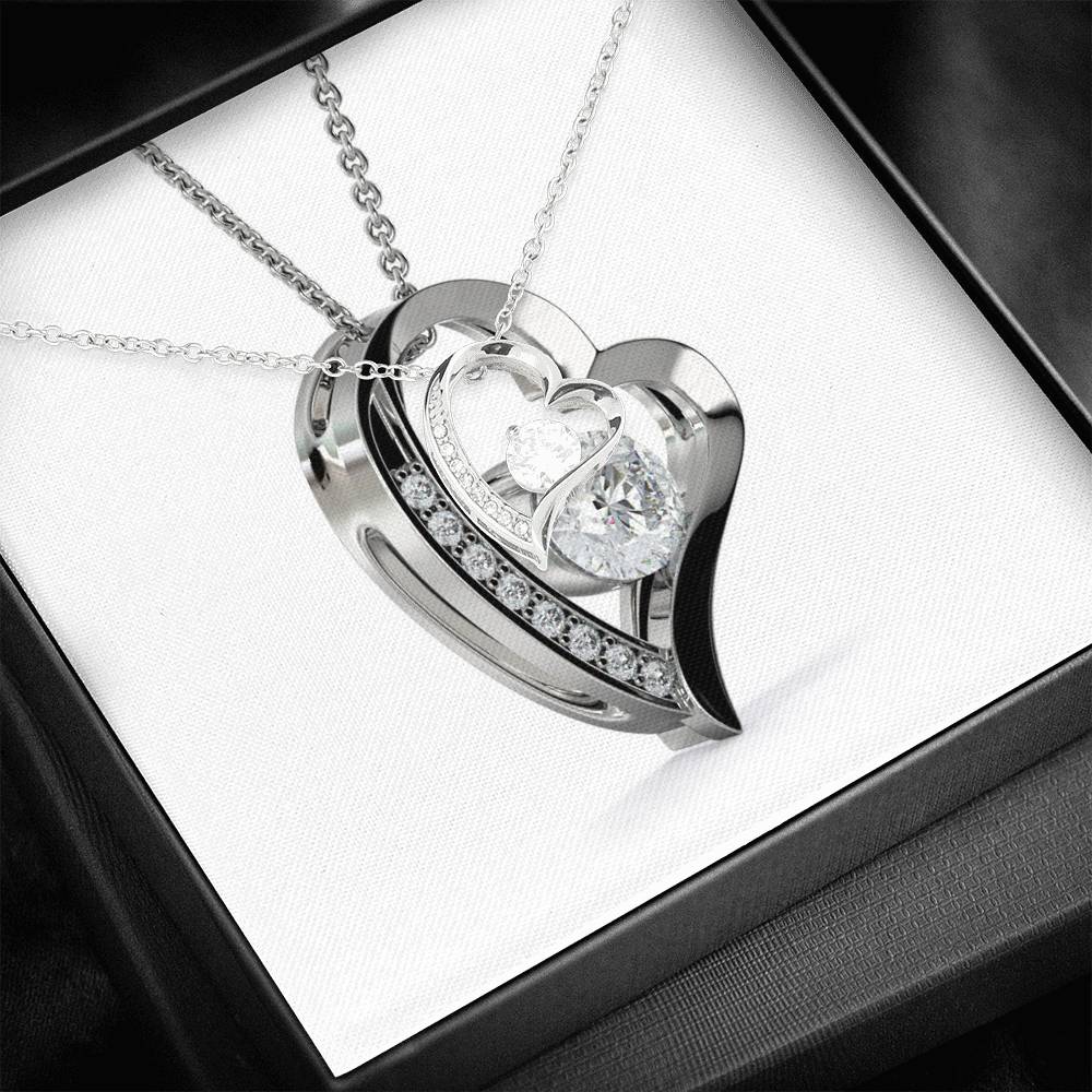 Forever Love Necklace with A Message Card