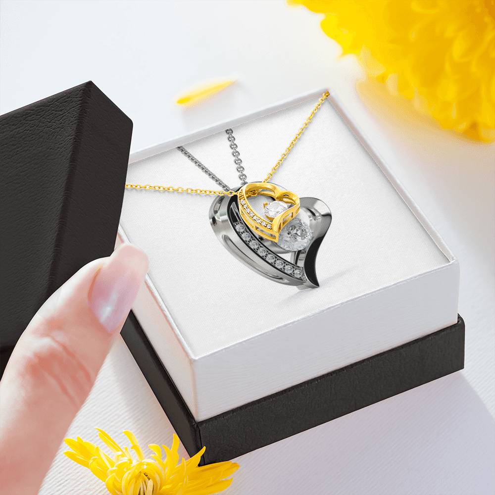 Forever Love Necklace with A Message Card